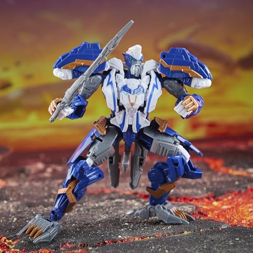 Image of Transformers Legacy United Voyager Class Prime Universe Thundertron, 7-Inch Converting Action Figure, 8+