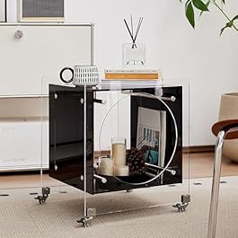 Acrylic Side Table with...