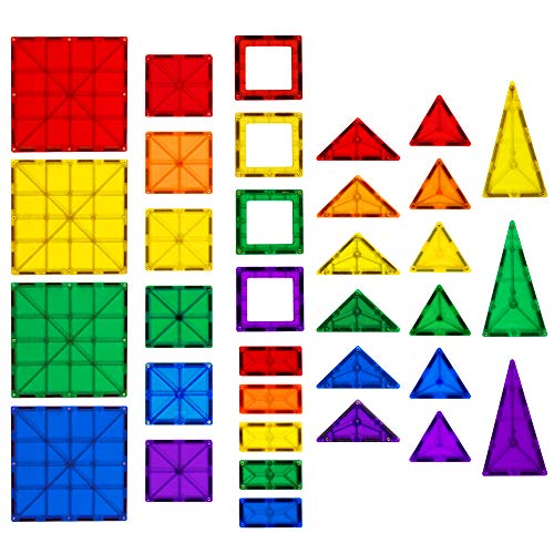 Best Choice Products 110-Piece Kids Colorful Magnetic Tiles Set 3D Construction Magnet Building Blocks Educational Stem Toy With Carrying Case #TOP5