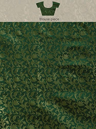Image of Avantika Fashion Women's Woven Cotton Silk Art Silk Banarasi Saree With Blouse Piece