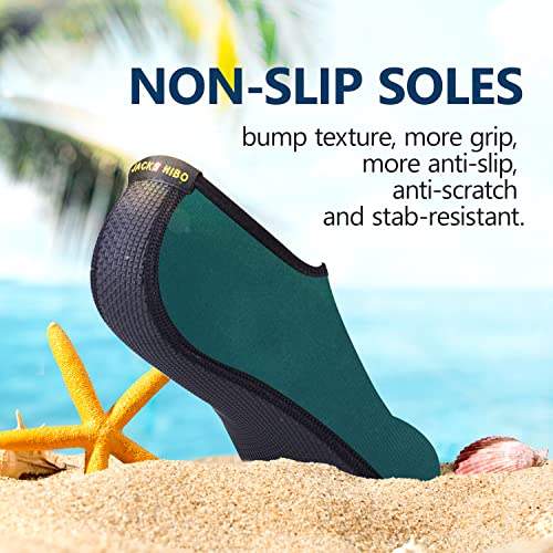 Image of JACKSHIBO Water Shoes for Women Men Quick-Dry Swim Shoes Beach Water Socks | Aqua, Swimming, Yoga, Surf, River, Lake, Kayak, Pool Socks, Cruise Essentials, Sport, Adult, Unisex, Cute, Barefoot, Vacation