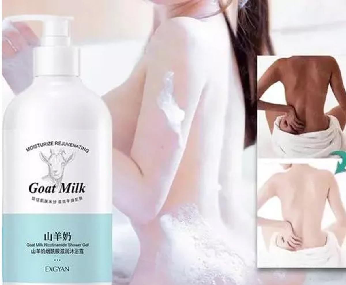 Skinderella Goat Milk Mousse Body Wash Whitening Shower Gel Moisturizing Body Care-300Ml(Pack Of 1)-image-19