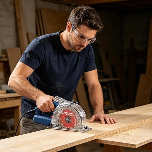 Bouclier de sécurité pour meuleuse d'angle à fixation rapide pour chantier - 8