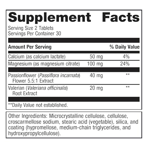 Metagenics MY039 Myocalm - Muscle Support* - Calcium & Magnesium Supplement - With Passionflower Herb & Valerian Root - Mineral Supplements - Non-Gmo, Gluten-Free & Vegetarian thumb #1