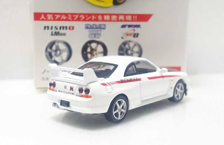 Amazon | Targa 1/64 日産 スカイライン GT-R R33 BCNR33 ホワイト 白