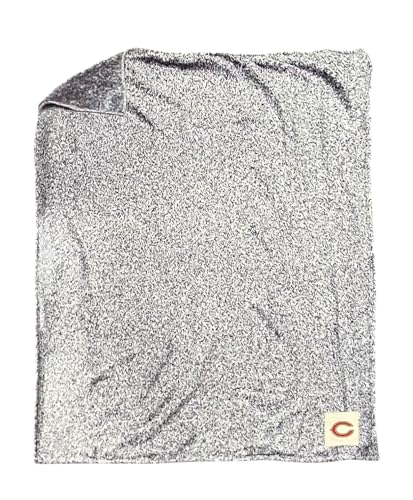 Northwest NFL Heathered Knit Throw Blanket Team Colors 60 x 70 (60 x 70 Chicago Bears)