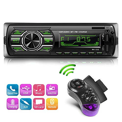 NWOUIIAY Radio Coche Autoradio Bluetooth Reproductor MP3 de Coche Radio MP3 USB...
