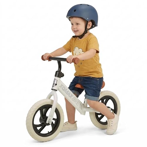 URBNLIVING Kids Balance Bike – No Pedal Toddler Training Bicycle for Ages 1-4, Lightweight First Ride Bike, for Boys & Girls (White)