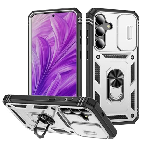 Coque Samsung A56 5G blanche rigide en silicone design épuré