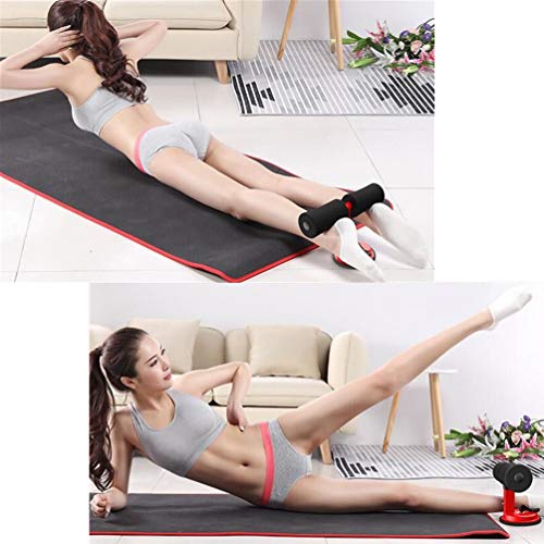TOSAMC Sit-ups Assistant Device,Household Fitness Equipment for Abdominal Muscle Exercise Machine Portable Self-Suction Situp bar (Black) - Thumbnail 7