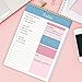 To Do List Notepad - Daily Planner Notepad Undated 52 Sheets Tear Off, 6.5