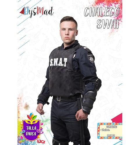 Juguetutto - Chaleco SWAT para hombre