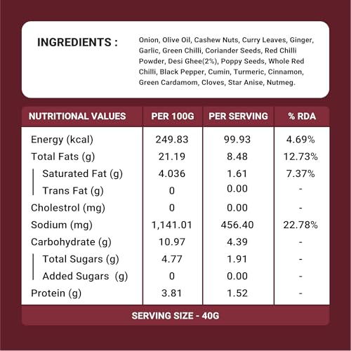 Image of CURRYiT Andhra Mutton Masala Curry Paste | Ready to Cook in 15 mins | Just add Fresh Chicken, Mutton, Fish | Made with Ghee | No Preservatives | Enjoy with Rice | Indian Masala Wet Marinade 120g