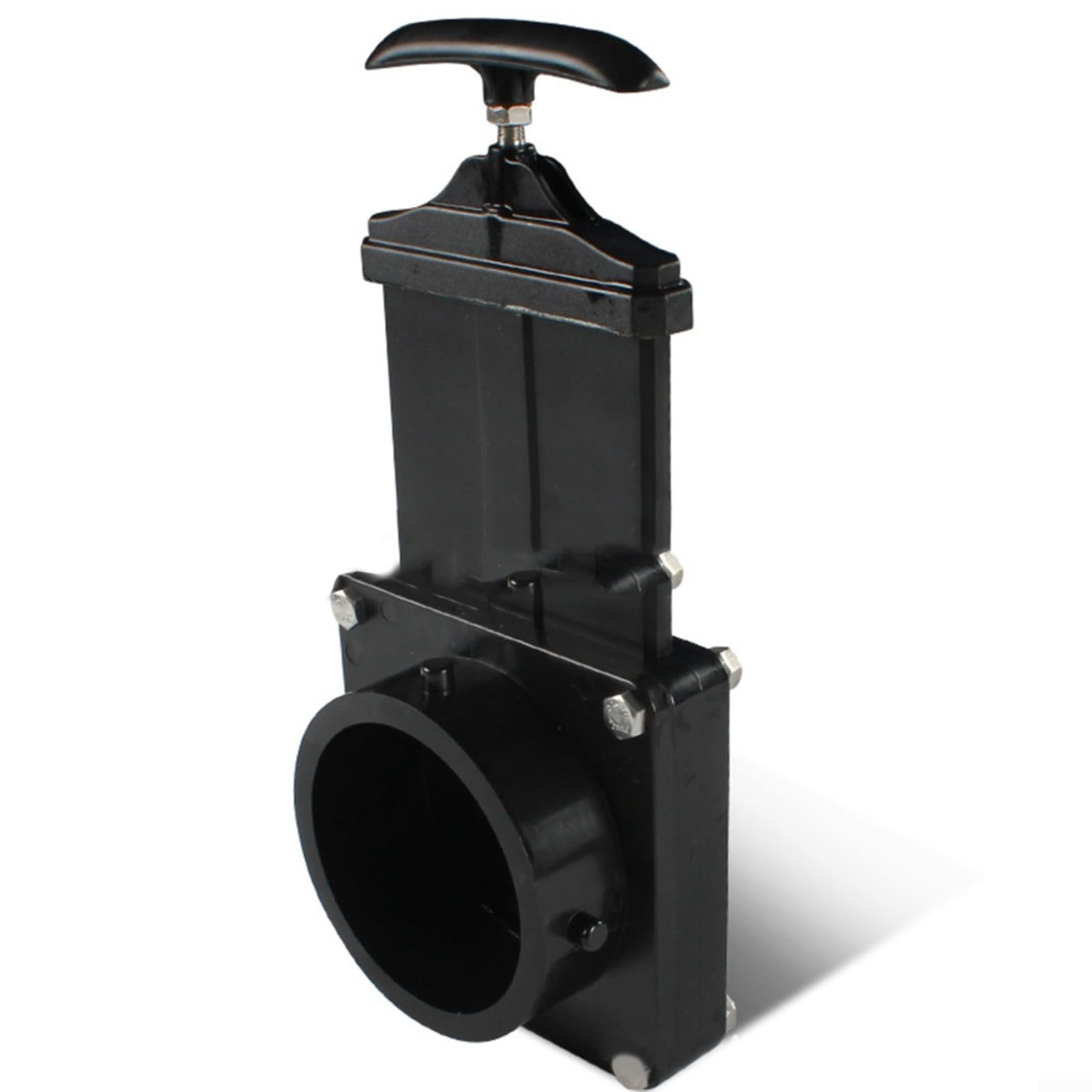 Valvola di scarico dell'acqua nera da 3 pollici per RV Camper Rimorchio Serbatoio di scarico in plastica ABS Parte cancello scarico scarico