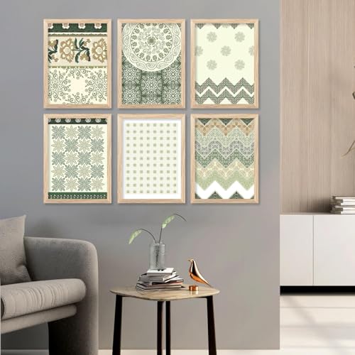 Image of kotart Premium Digital Madhubani Art Paintings with Frame for Home Decor - Framed Painting for Living Room Bedroom Office Room Decor - Painting for Wall Decoration - Pack of 6 (19X25 inch)