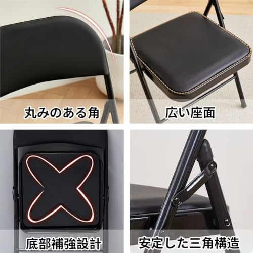 Chaise pliante de réunion imperméable et compacte pour salle de conférence - 7