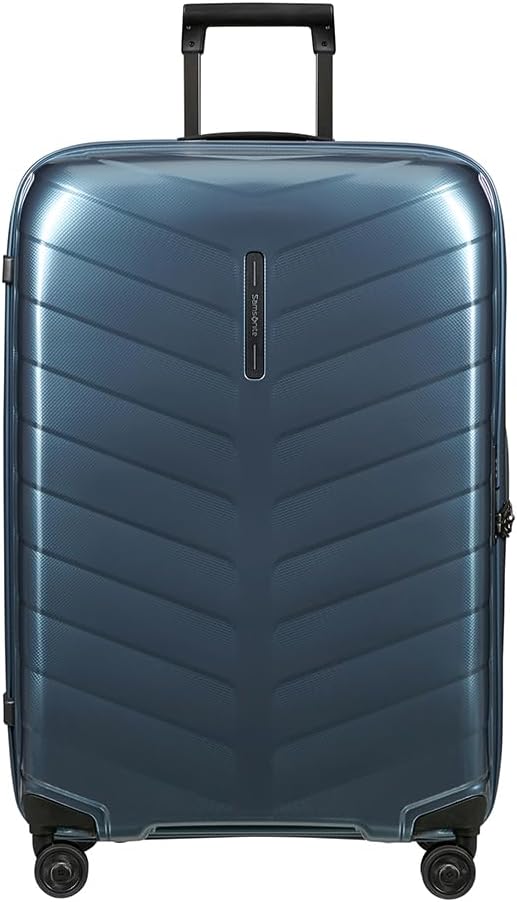 Samsonite Attrix Spinner L Suitcase 75 cm 97 L Blue Steel Blue