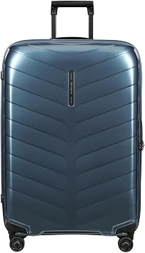 Samsonite Suitcase and Trolley, Blue Steel Blue, Spinner L 75 cm-97 L