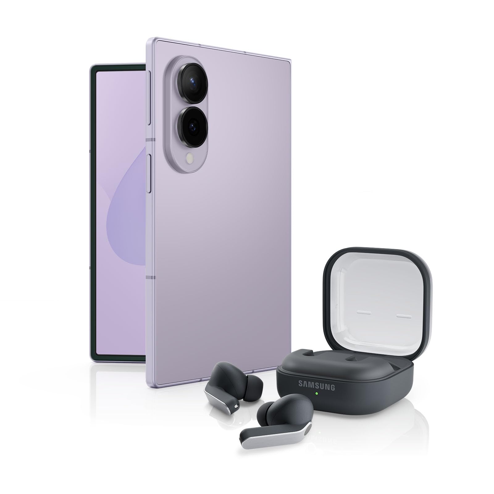 Samsung Galaxy Z Fold8 Phone + Buds4 Pro, 256GB, Lavender