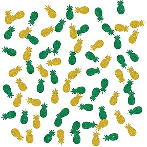 Halodete Pineapple Party Confetti Decorations Cover