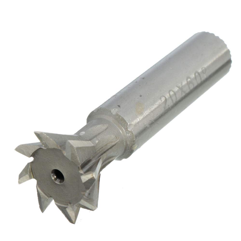ChaRLes 20Mm 45/50/55/60 Grad Schwalbenschwanz Cutter End Fräser Fräser Fräser Fräser - 45°