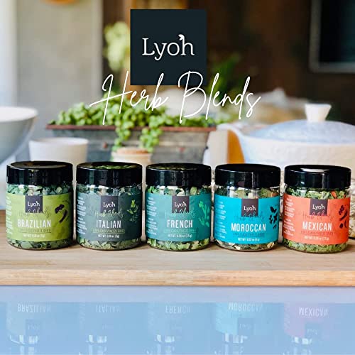 Blend/Mix de Temperos Lyoh - Marrocos 9g. Gengibre, Hortelã, Cúrcuma e Menta