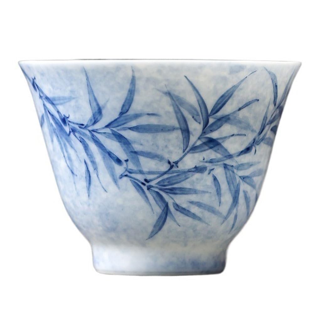 Filiżanka do herbaty, pojedyncza filiżanka, ręcznie malowana filiżanka do herbaty, ceramiczna filiżanka hosta, biała porcelana, ceramiczny zestaw do herbaty, prosty zestaw do herbaty w stylu