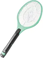 Raquete Elétrica Mata Insetos com Bateria Recarregável Bivolt Multi Saúde - HC034