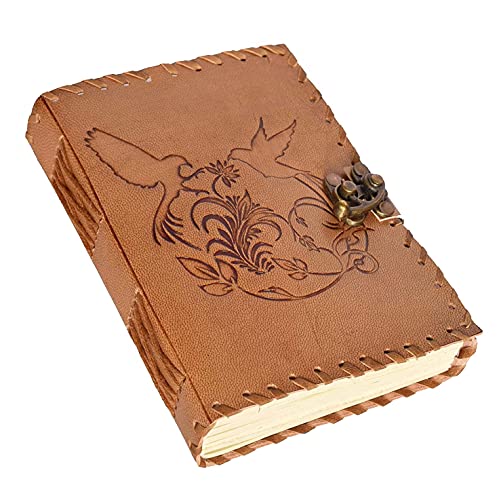 cuero Leather Journal Vintage Love Birds Handmade...