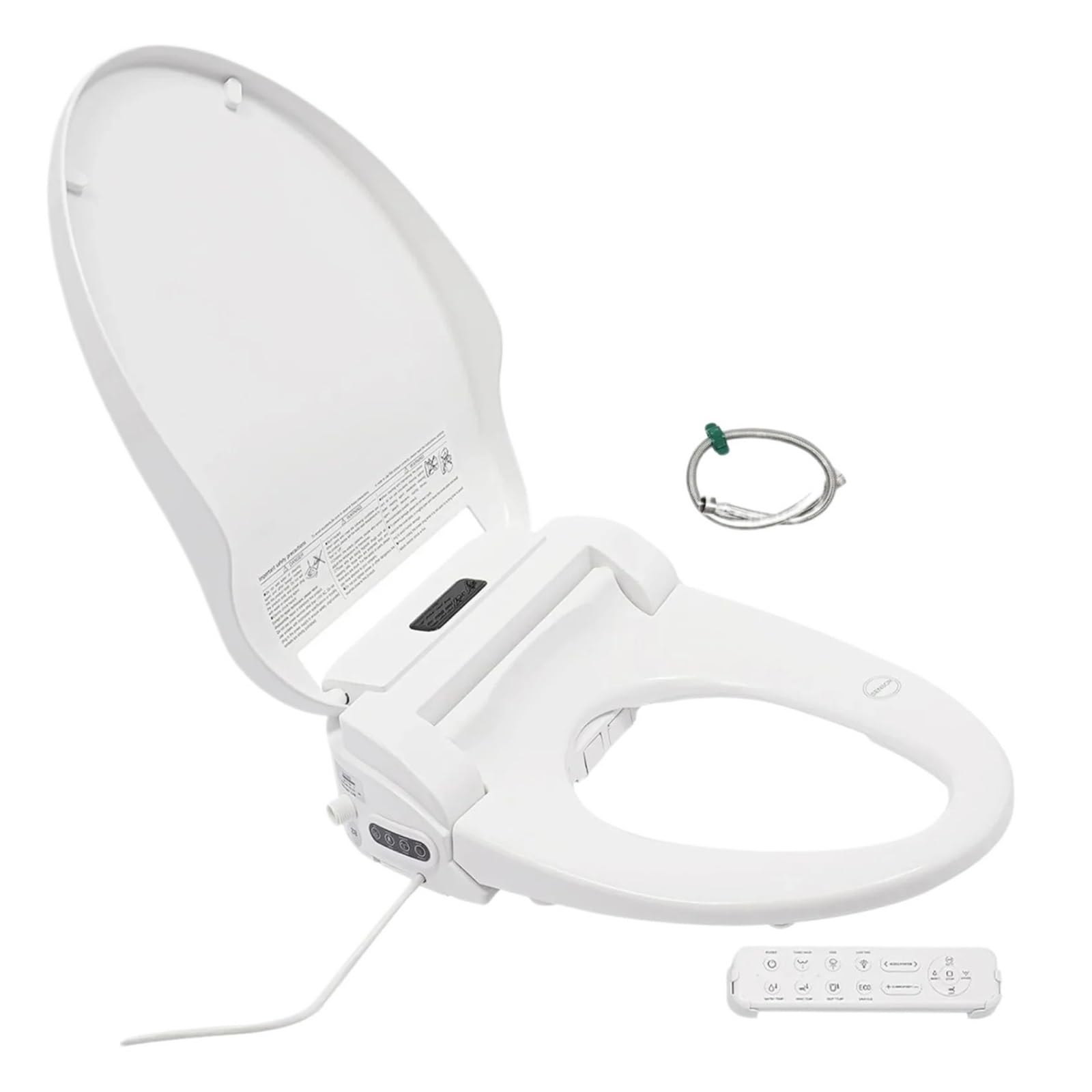 Toilettensitz, Intelligenter Toilettendeckel, Bidet-WC-Sitze, Beheizte Toilettensitze, Einstellbare Temperatur, Dusch-WC Robust Und Bequem