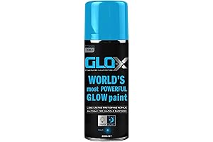 GLO-X Glow In The Dark Spray Paint for License Plates