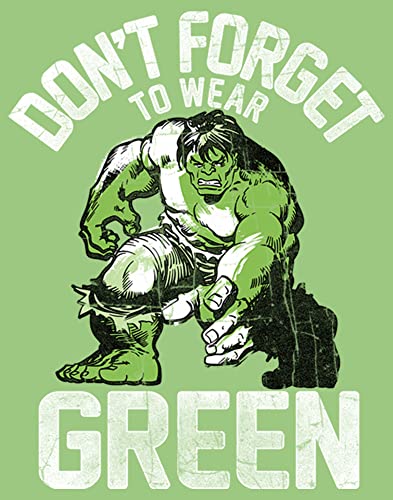 T-shirt vert pomme Hulk Marvel taille S pour fille en coton confortable - 2