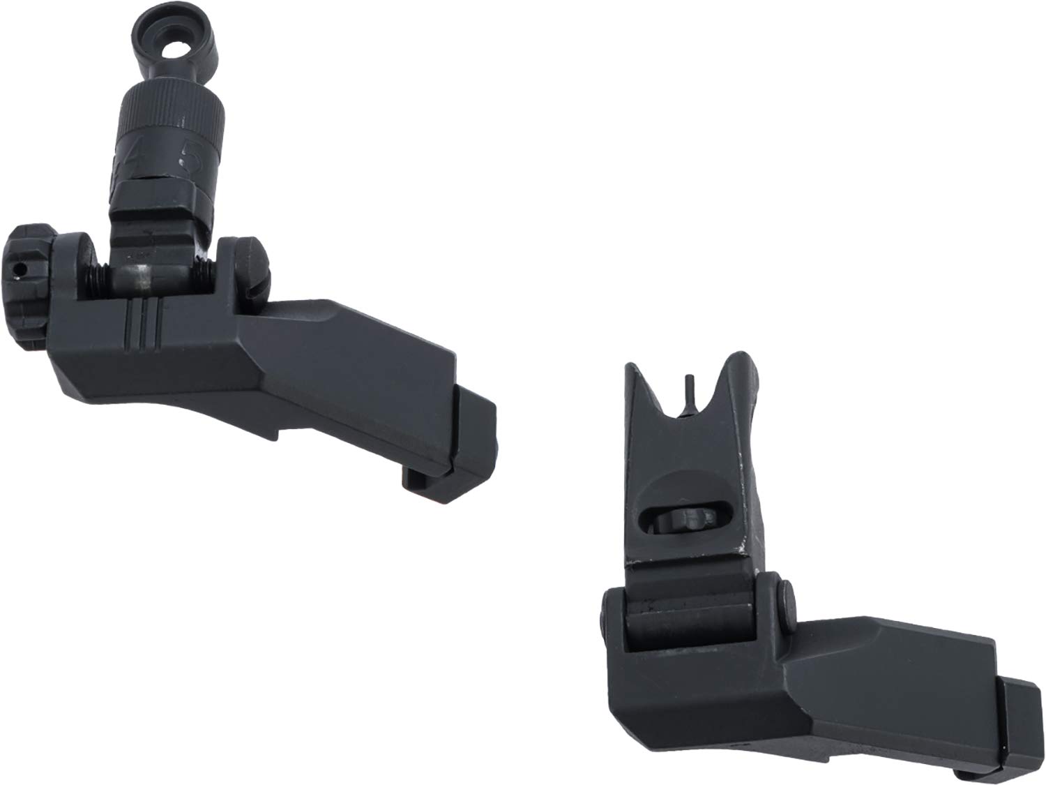 Evike Airsoft - ARES 45 Degree Offset Flip-up Sight Set (Model: Type B)