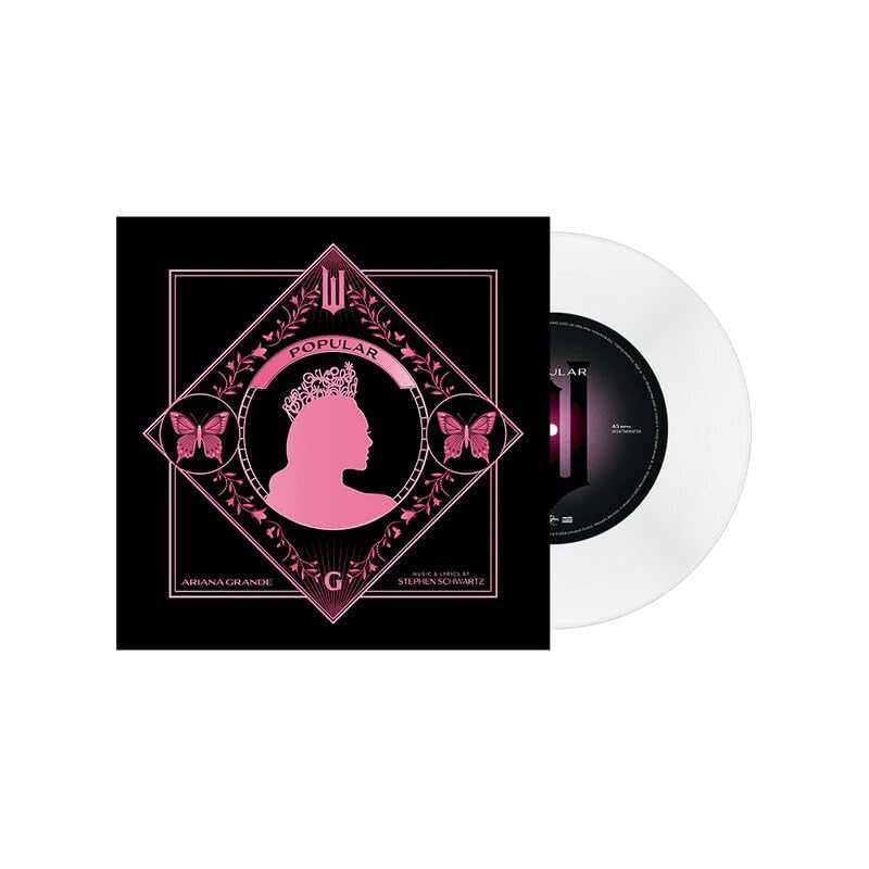 Wicked: The Soundtrack - Popular by Ariana Grande, 7-Inch Clear Vinyl Single