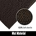 TREETONE Chenille Bath Mat 3 Piece Bathroom Rugs Set, 20x20 Inchs U-Shape Contoured Toilet Mat & 20x32 Inchs Rug & Lid Cover Water Absorbent Plush Rugs for Tub Shower & Bath Room -Chocolate Brown