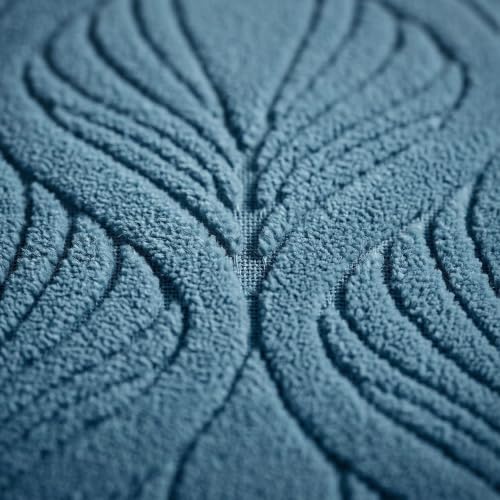 Image of Yellow Weaves Jacquard Cushion Covers | Sofa Cushion Covers | Throw Pillow Cover for Sofa, Couch, Living Room| Removable & Washable | 16x16 Inches, 1 Piece (Teal Blue)