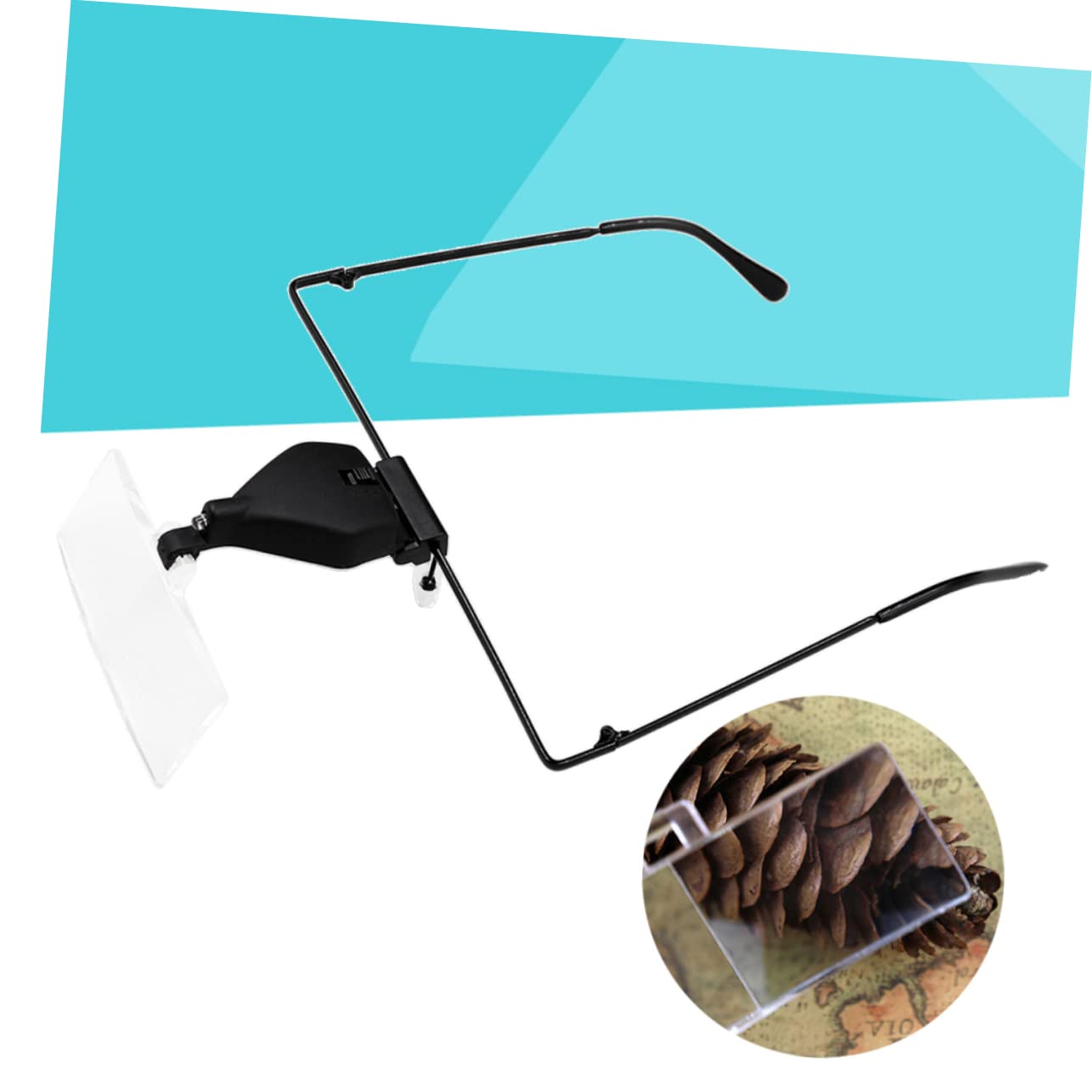 WOFASHPURET Hands LED Light Magnifying Glasses with Lenses for Crafting and Close Work Low Light Conditions