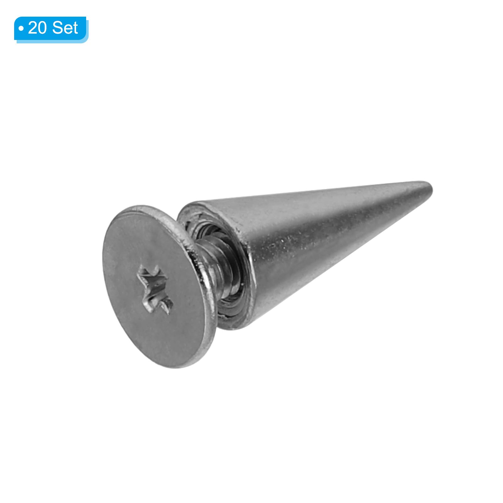 Amazon.com: PATIKIL 12mm Studs for Clothing, 20 Sets Studs and