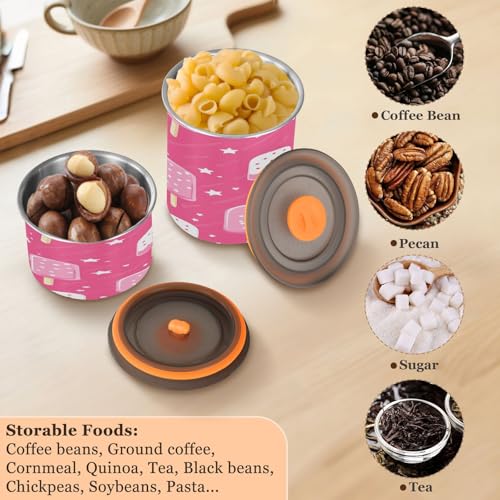 Contenedor hermético para café acero inoxidable 30oz miniatura 5