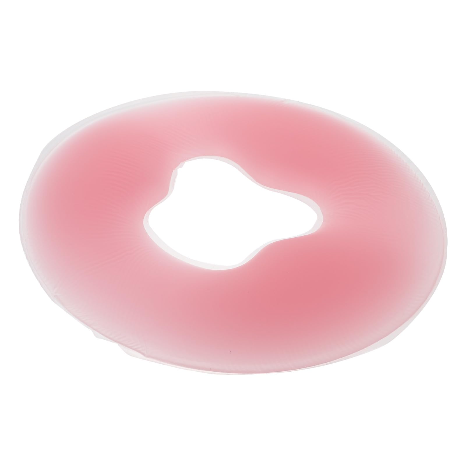 ULTECHNOVO Cuscino per Viso in Silicone Rosa per Massaggio, Poggiatesta Comodo e Rilassante per Spa e Saloni di Bellezza
