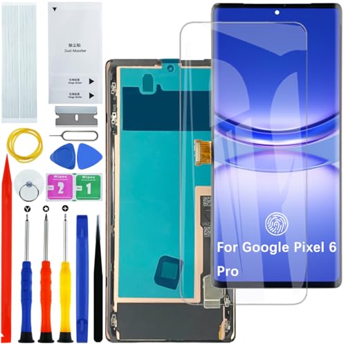 Écran LCD de rechange Google Pixel 6 Pro avec vitre tactile et kit de réparation pour smartphone