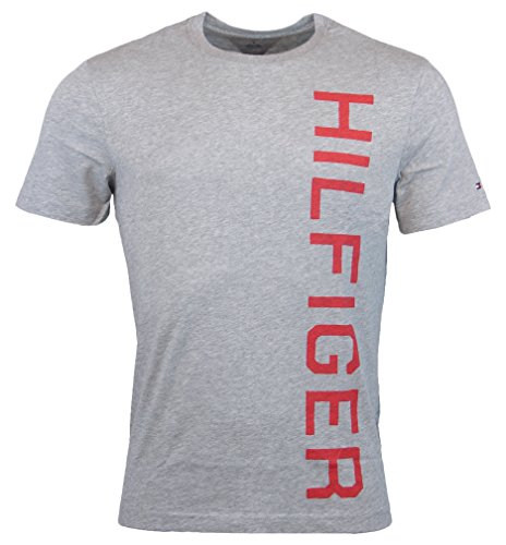 Tommy Hilfiger Mens Short Sleeve T-Shirt XL Grey Heather