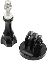 Vista 8 de Soporte de trípode de cámara para accesorio adaptador GoPro, 4 adaptadores de conversión de tornillo 1/4-20 para GoPro Hero12, Insta360 ONE Ace Pro