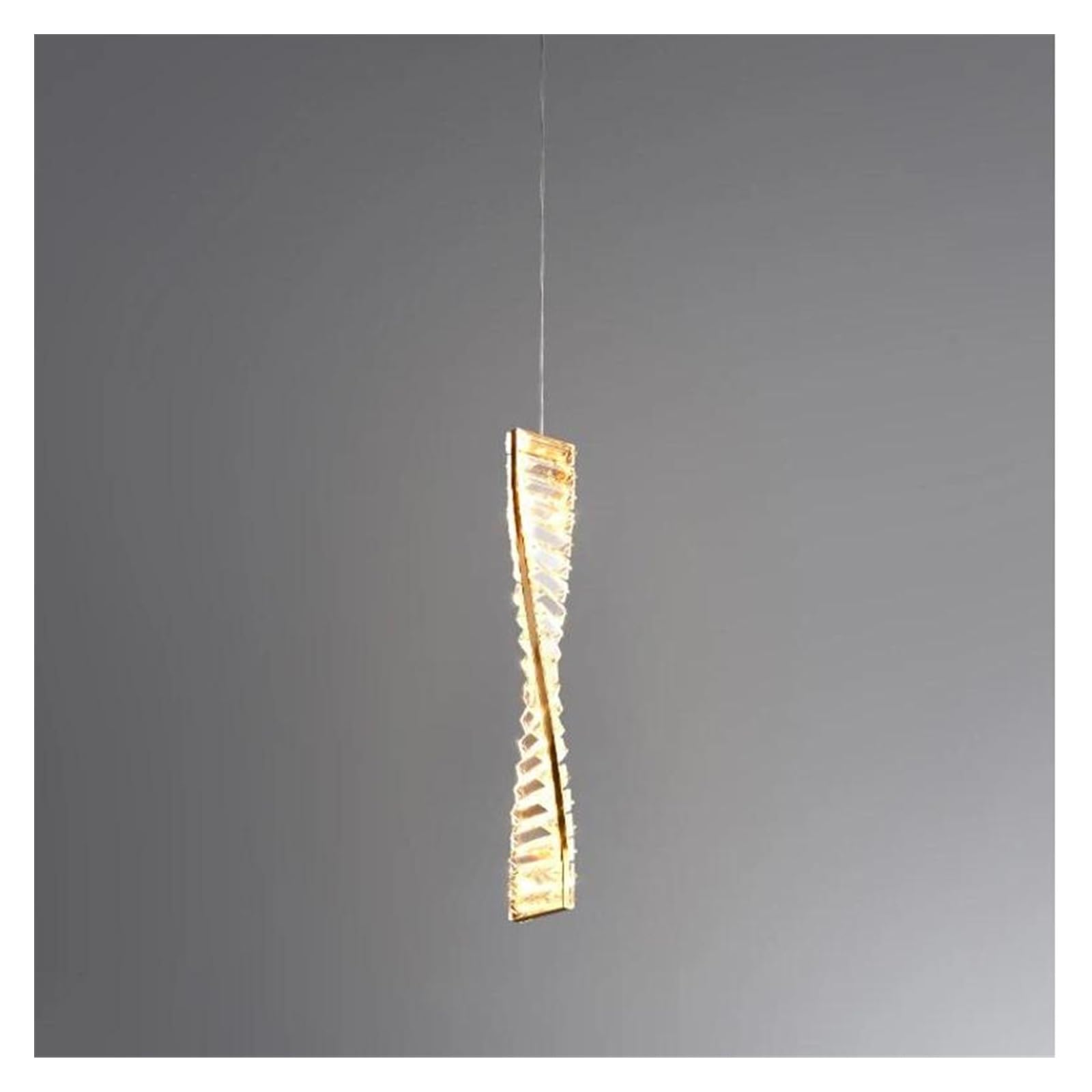 SYAXVOM Chandelier Luxury LED Long Strip Crystal Chandeliers Home Dining Room hting Decoration Corridor Bedroom Ceiling Pendant Lamp Fixture