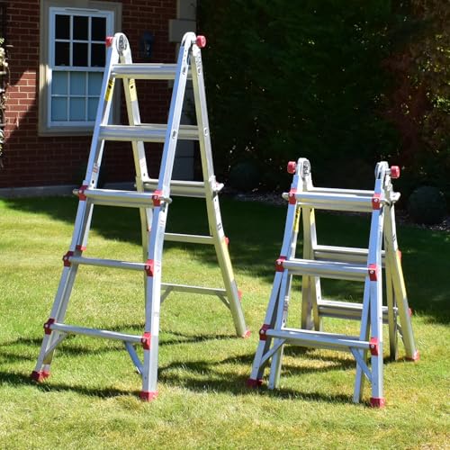 BPS Telescopic Multi Purpose Ladders | Aluminium Ladder | EN131 | Step Stair Ladder | Easy Use (3.00m) 1 BPS Telescopic Multi Purpose Ladders | Aluminium Ladder | EN131 | Step Stair Ladder | Easy Use (3.00m)