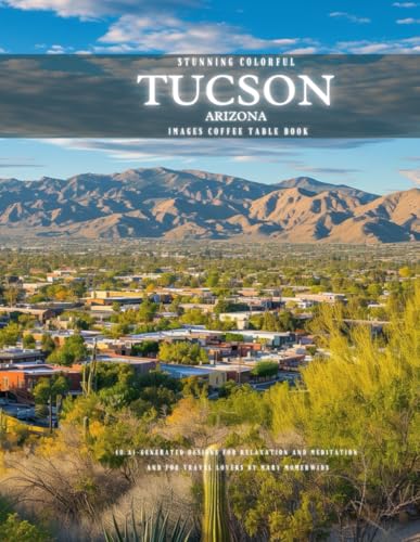 Stunning Colorful Tucson Arizona Images Coffee Table Book: 40 AI-Generated Designs for Relaxation and Meditation and for Travel Lovers