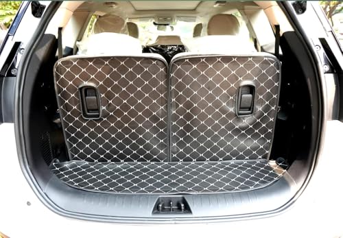 Image of Premium 7D 3 Layer Car Boot Trunk Dicky Mat Suitable with Mahindra XUV 700 (7 Seater) | Heat & Waterproof | Full Coverage | Anti Slip | Custom Fit | Car Interior Accessory (Black)