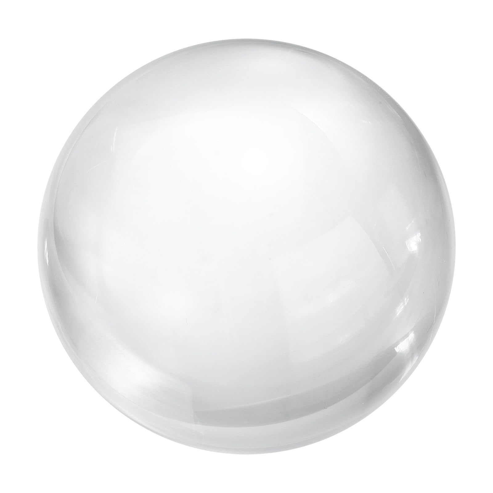 Boule de cristal de 60 mm en verre plein pour ornement haut de gamme