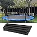 1.0 inch Trampoline Pole Covers Accessories, 12 PCS 34.6 Inch Waterproof PE Foam Replacement Trampoline Parts for Indoor and Outdoor (Black-12 pcs)
