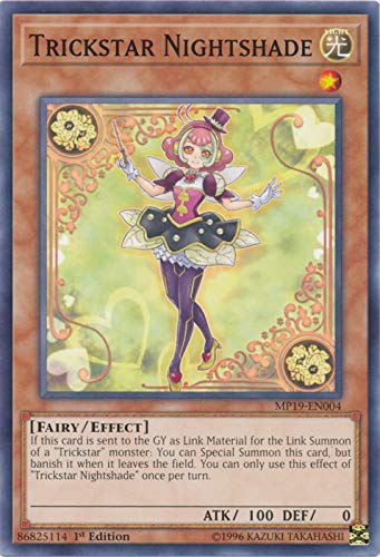 Yu-Gi-Oh! Trickstar Nightshade - MP19-EN004 Common 1st Edition (2019 Gold Sarcophagus Tin Mega Pack) - View #4
